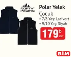 NORTH PACİFİC POLAR YELEK ÇOCUK